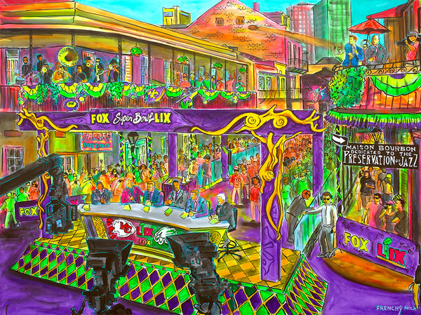 Frenchy Paints the Pulse of Super Bowl LIX in New Orleans